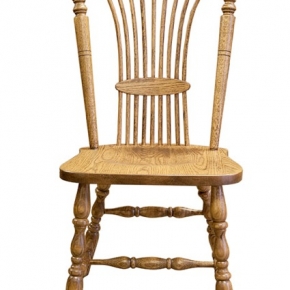 Wheat Sheaf side chair (Red Oak)