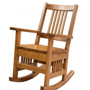 Child size mission rocking chair (1/4 sawn oak)