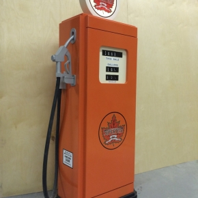 Wooden Gas Pump